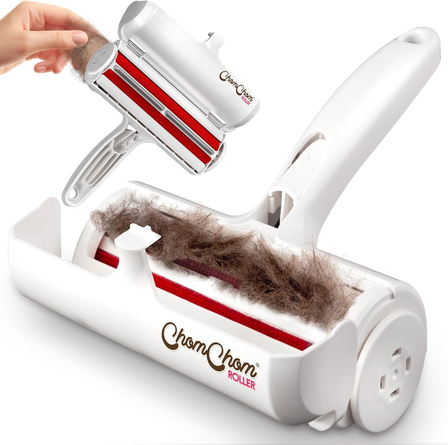 ChomChom Roller Pet Hair Remover – Reusable Lint Roller for Dogs & Cats